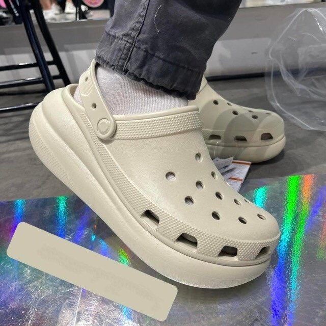 Sục crush mới nhất hàng chuẩn xịn. Crocs Ninh cao 7cm giầy dép thời trang