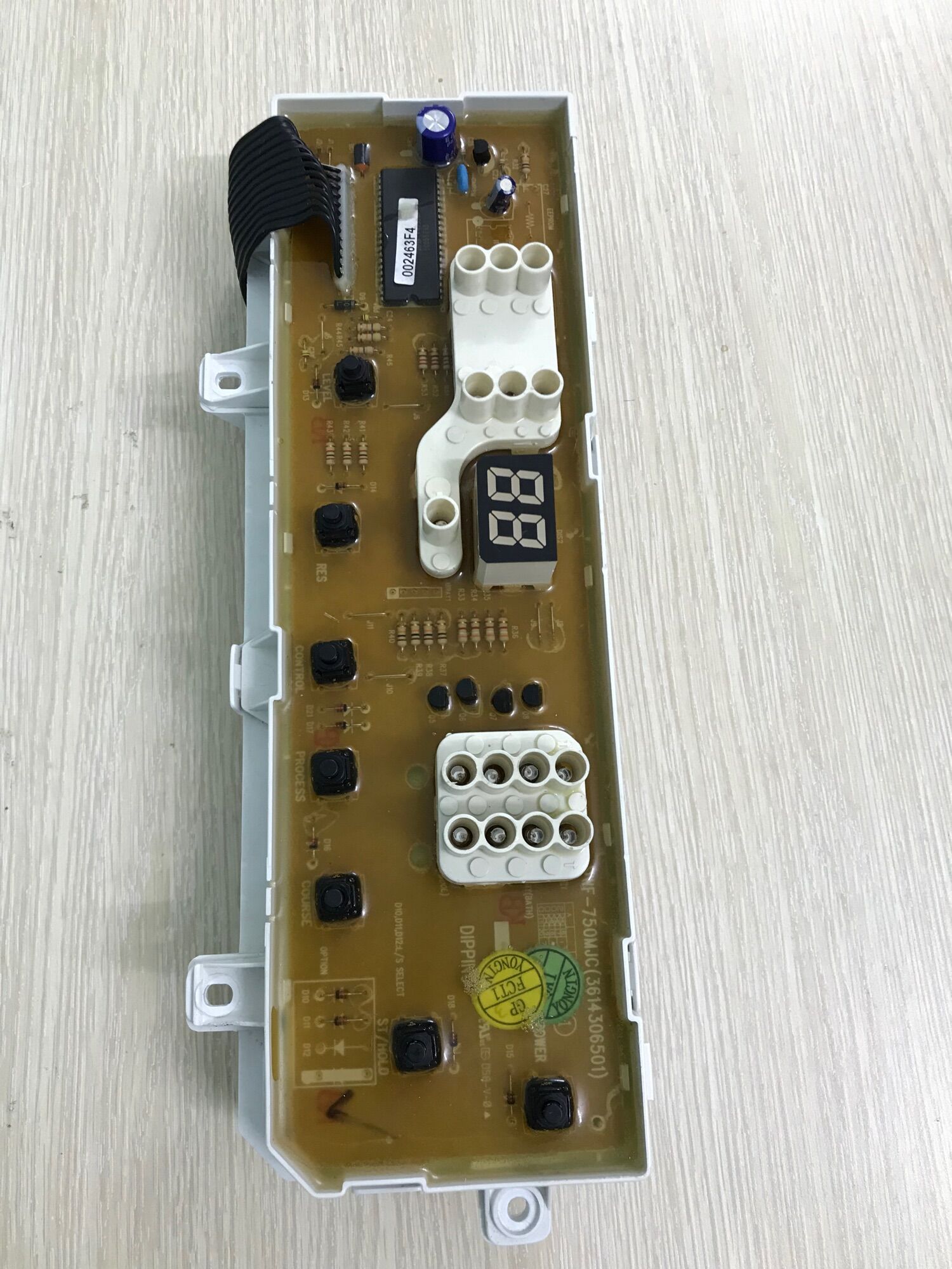 Bo mạch máy giặt Sharp 7 phím tháo máy zin