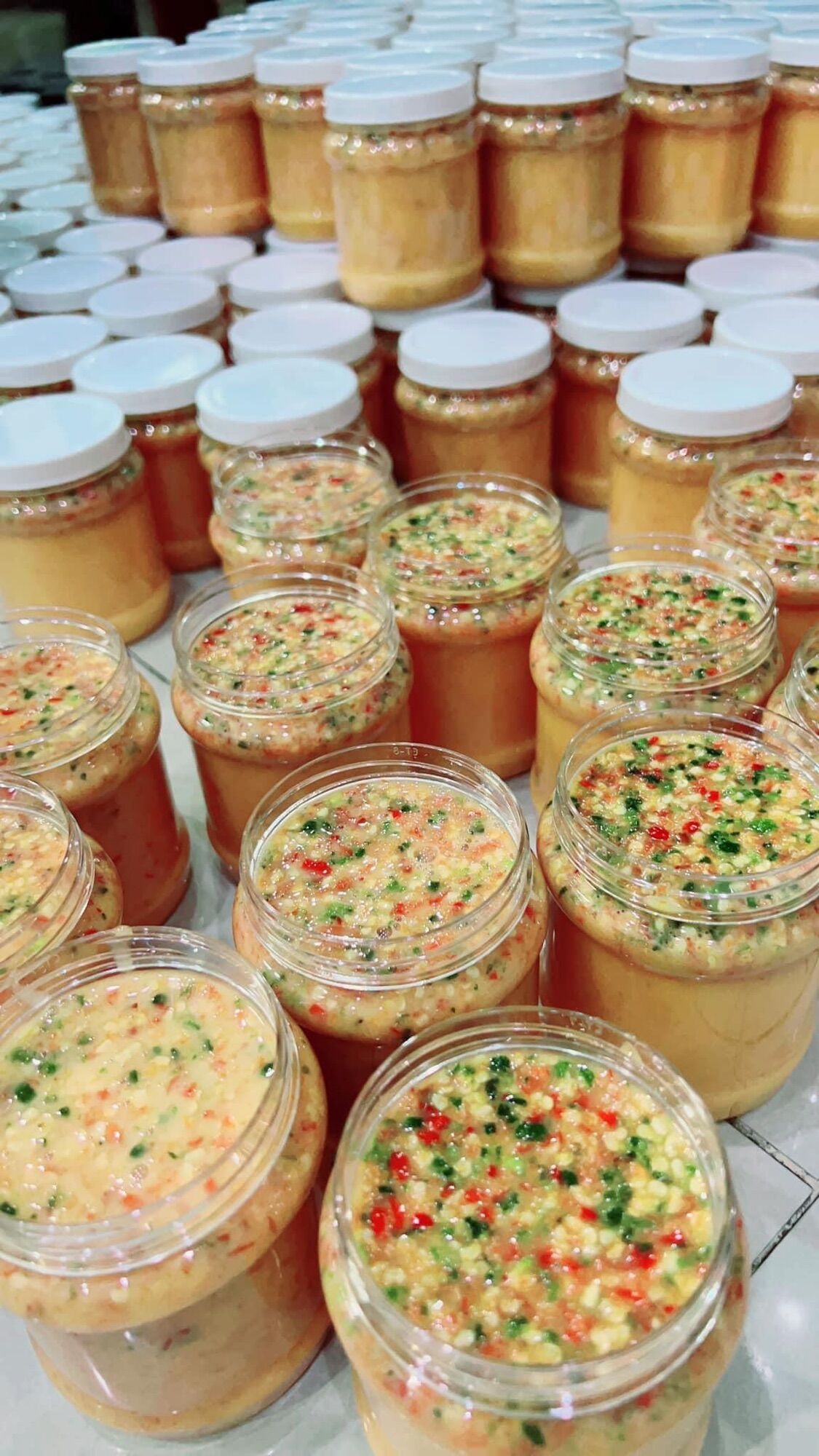 Hủ 500gr Muối chấm hải sản (ớt đỏ hoặc ớt xanh)