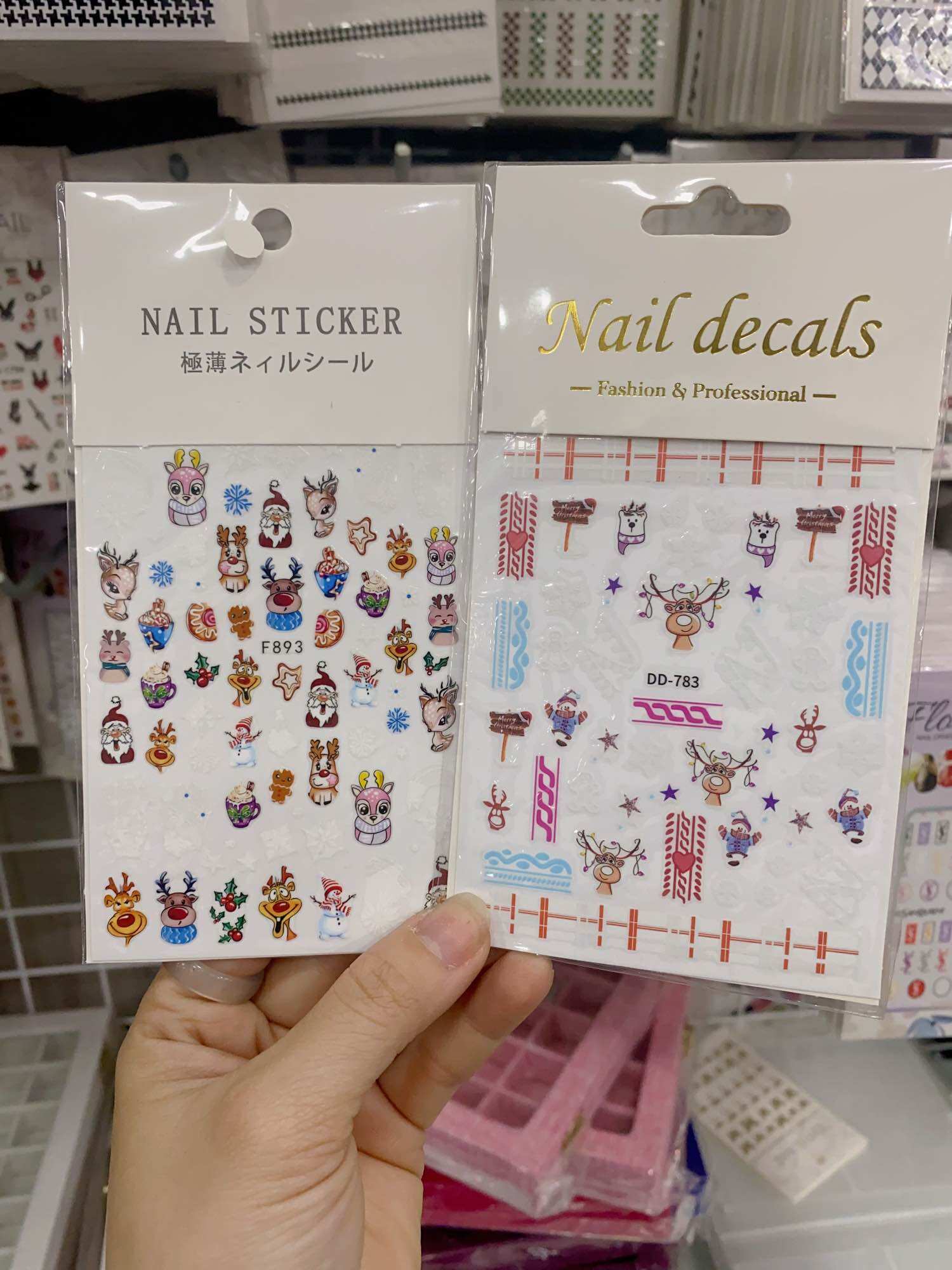 Sticker noel 2 tấm /10k
