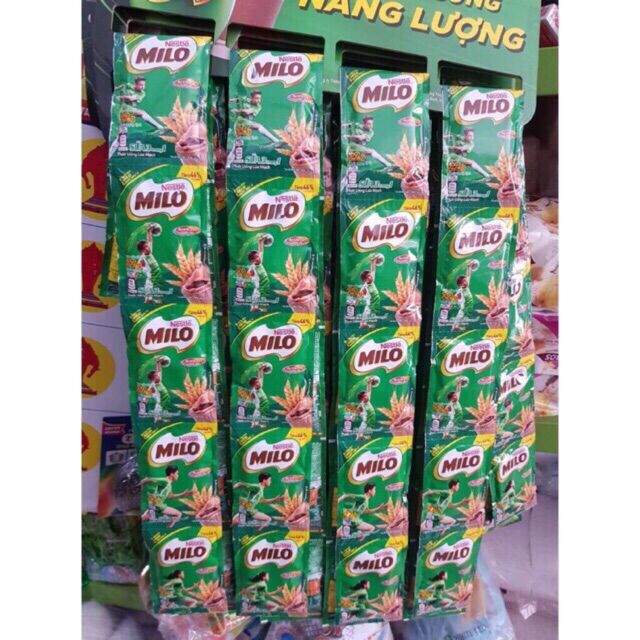 Milo Gói 22g - Nguyên Liệu Milo Dầm