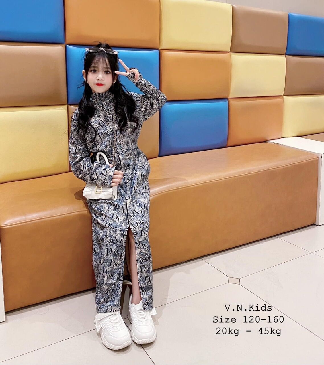 Áo chống nắng umi toàn thân bé gái
