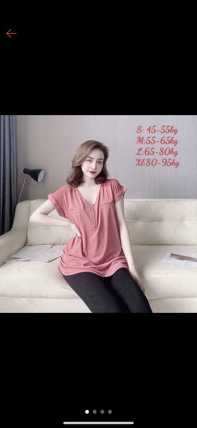 Áo thun nữ xuất dư dưới 65kg