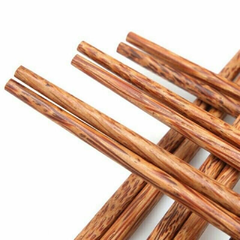 Combo 10 đôi đũa dừa Bến Tre loại 1
