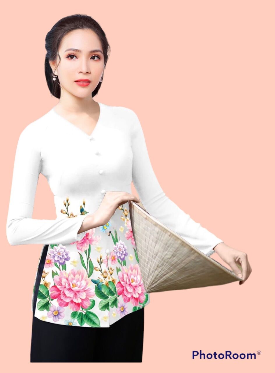 Bộ bà ba in 4D  (40-72kg) mặc vừa(bộ áo kèm quần)
