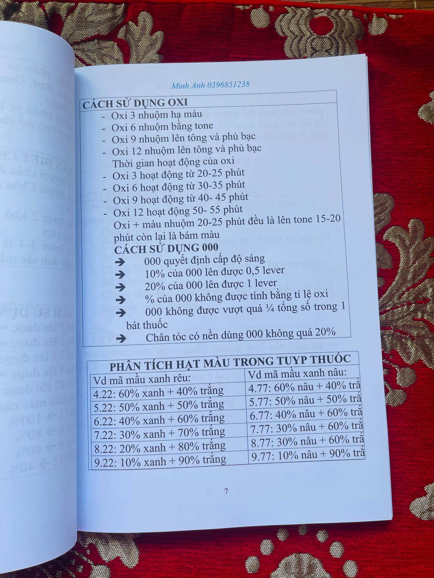 GIÁO TRÌNH CÂN BẰNG MÀU TÓC