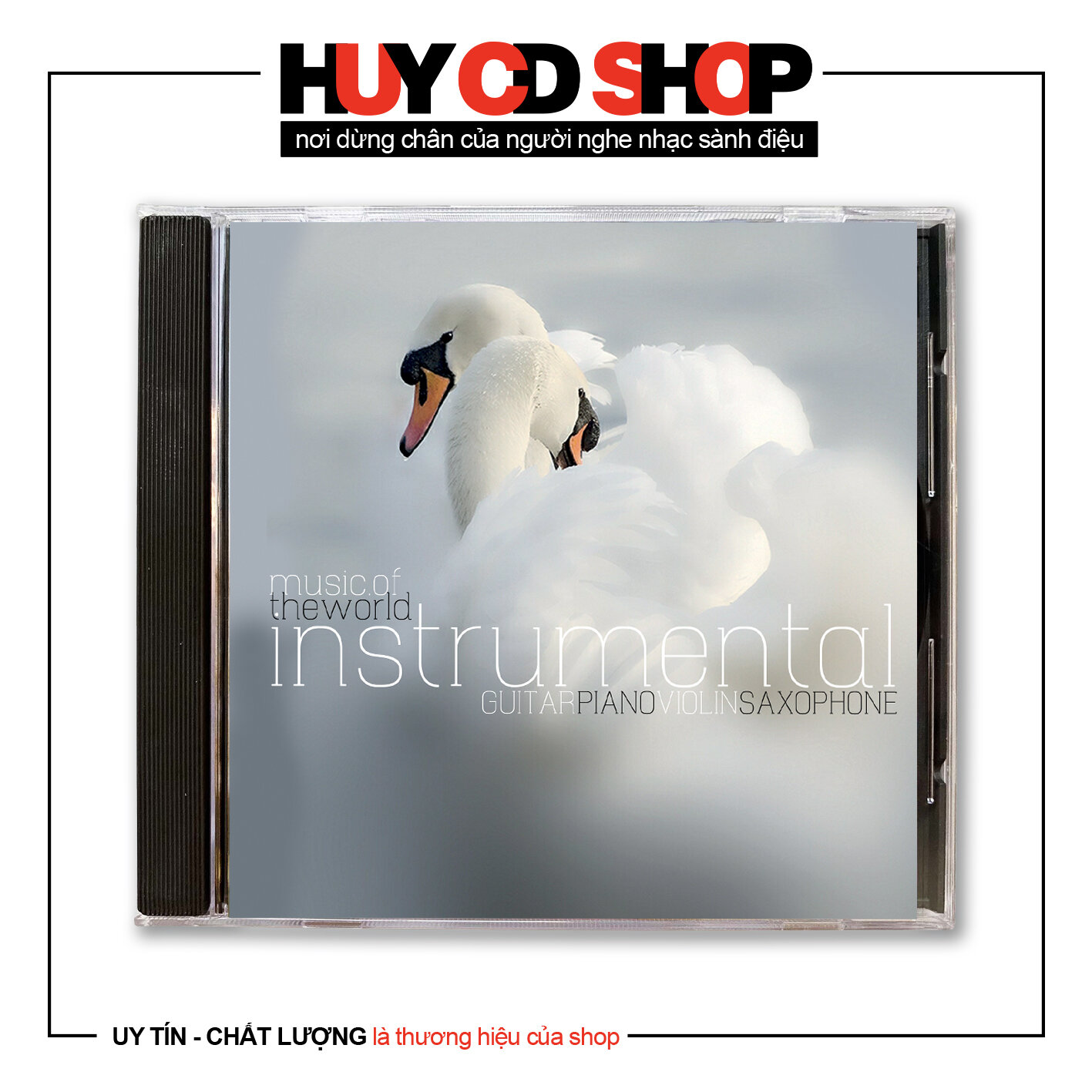 Đĩa cd gốc nhạc hoà tấu thư giãn bất hủ đĩa lòng trắng chất lượng cao âm thanh chuẩn huy cd shop