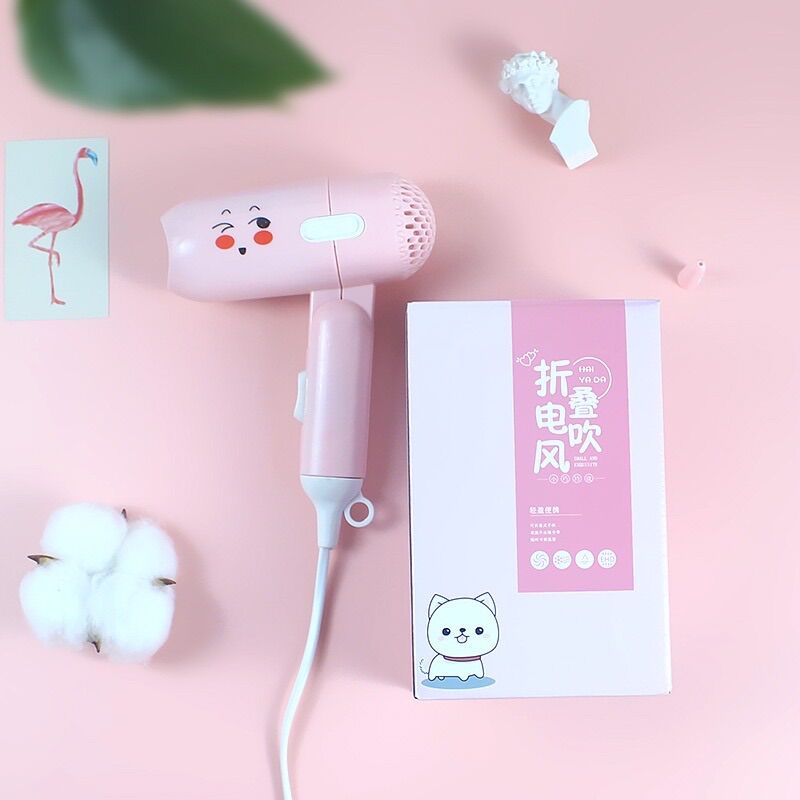 Máy Sấy Tóc Mini Icon Siêu Kute 2 Chế Độ Gấp Gọn sỉ nhận đặt hàng online