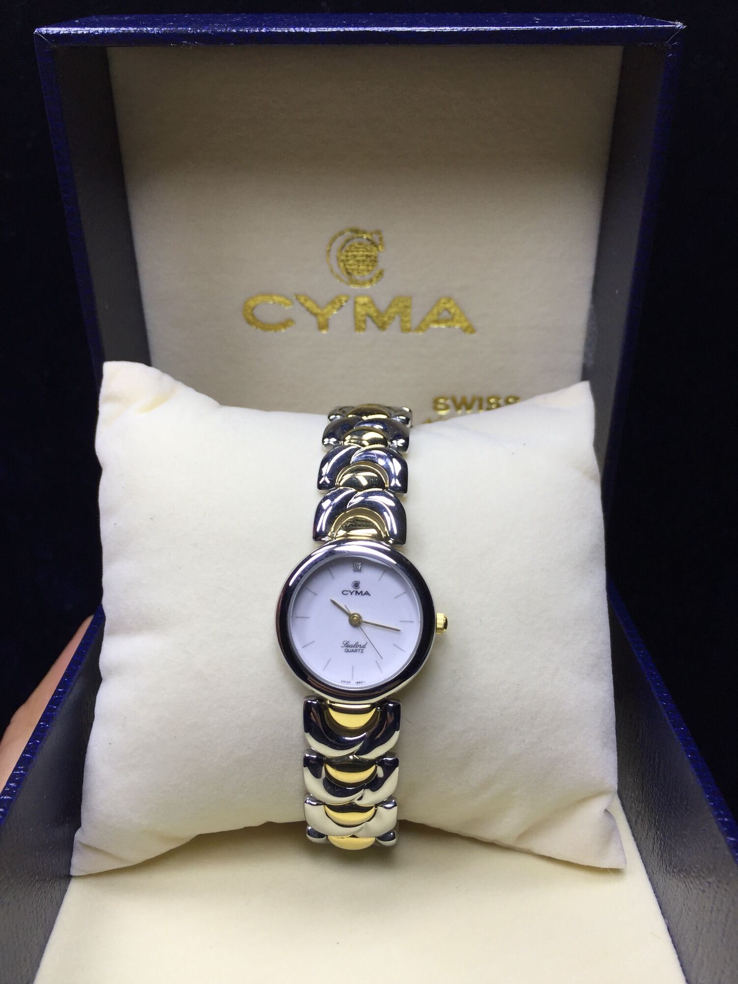 💐 Đồng hồ Si Nữ hiệu CYMA Thụy Sĩ, hàng chưa qua sử dụng🇨🇭
