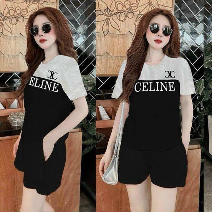 SÉT BỘ SHORT THUN COTTON THÊU CAO CẤP