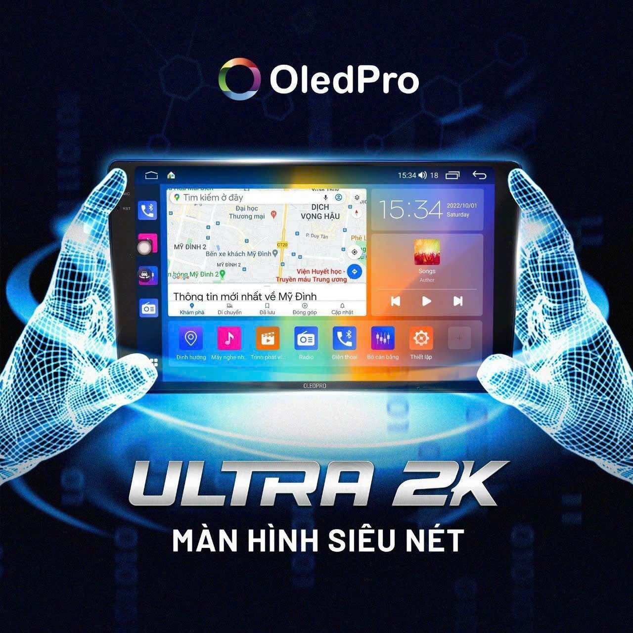 Màn Hình Ultra 2k. Android Ram 4+32 Tặng vietmapS2 BQ ,YouTube Giá 8,900,000 Đồng*Miễn phí vận chuyển