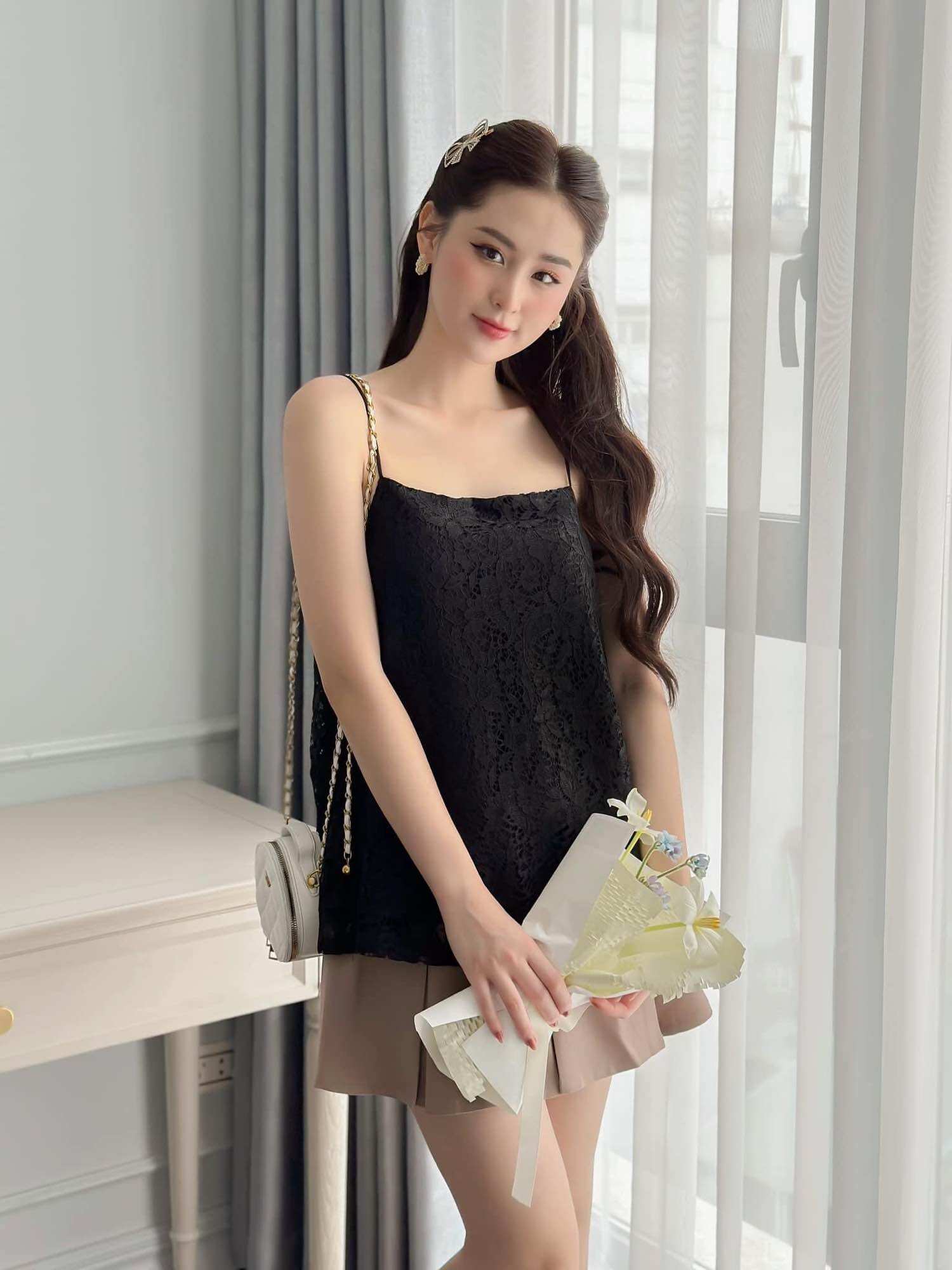 Ceci Cela - Áo dây ren nữ tính Xue