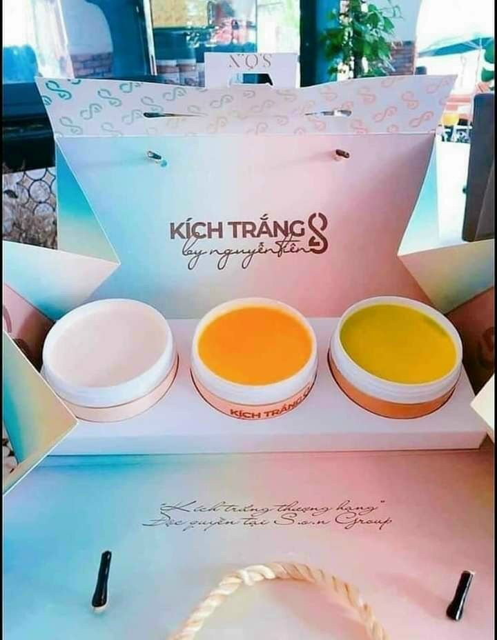 [HCM]Combo 3 hộp Body tam sắc S2 S.O.N (kích trắng toàn thân)