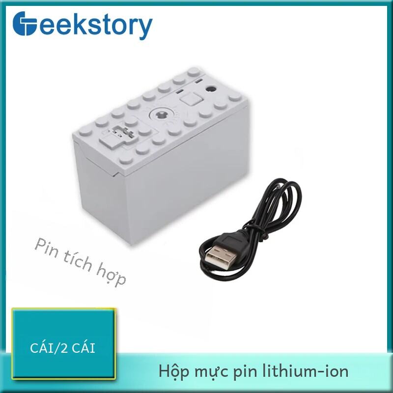 Hộp Mực Pin Lithium-ion Có Pin Tích Hợp Cho Các Khối Xây Dựng MOC Tương Thích Với LEGO Technic PF Gạ