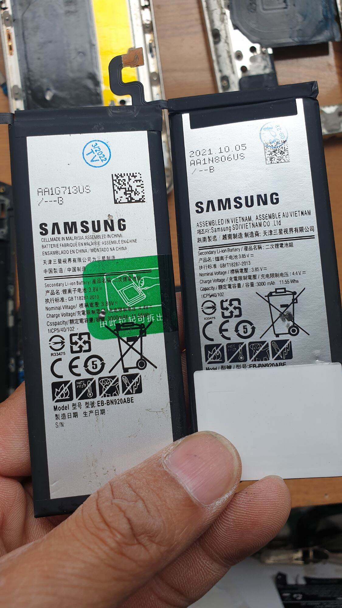 linh kiện  điện thoại Samsung note 5 tháo máy