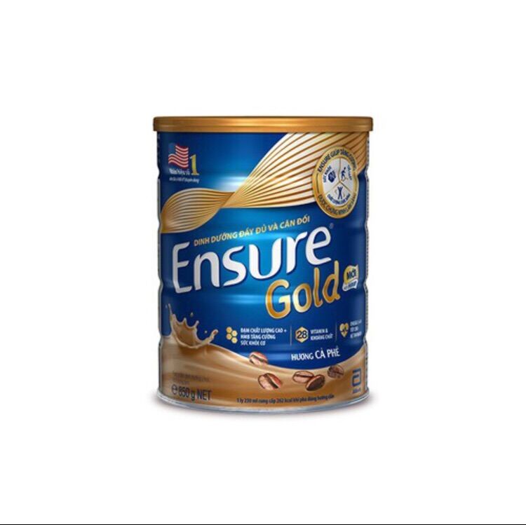 Sữa Bột Ensure Gold Cafe 850g
