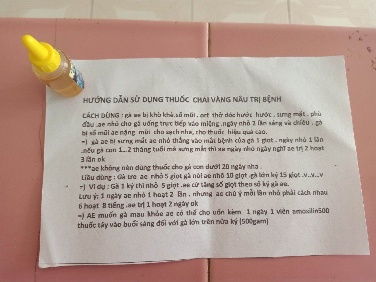 T.RỊ GÀ KHÒ KHÈ, SỔ MŨI, SƯNG MẮT, PHÙ ĐẦU