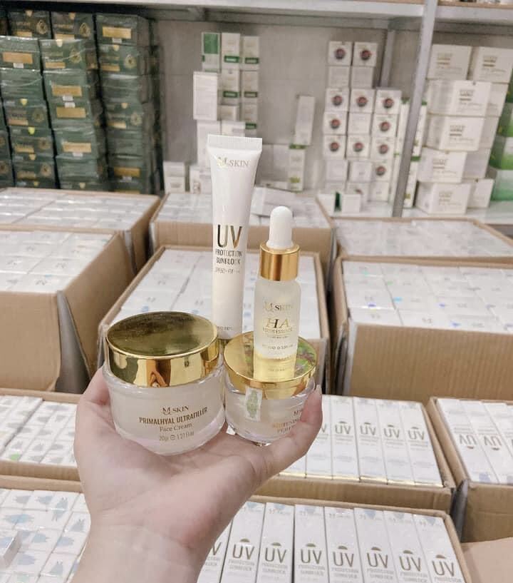 (CÓ THẺ CÀO) COMBO KEM FACE CAO NÁM SÂM VÀNG MQ SKIN