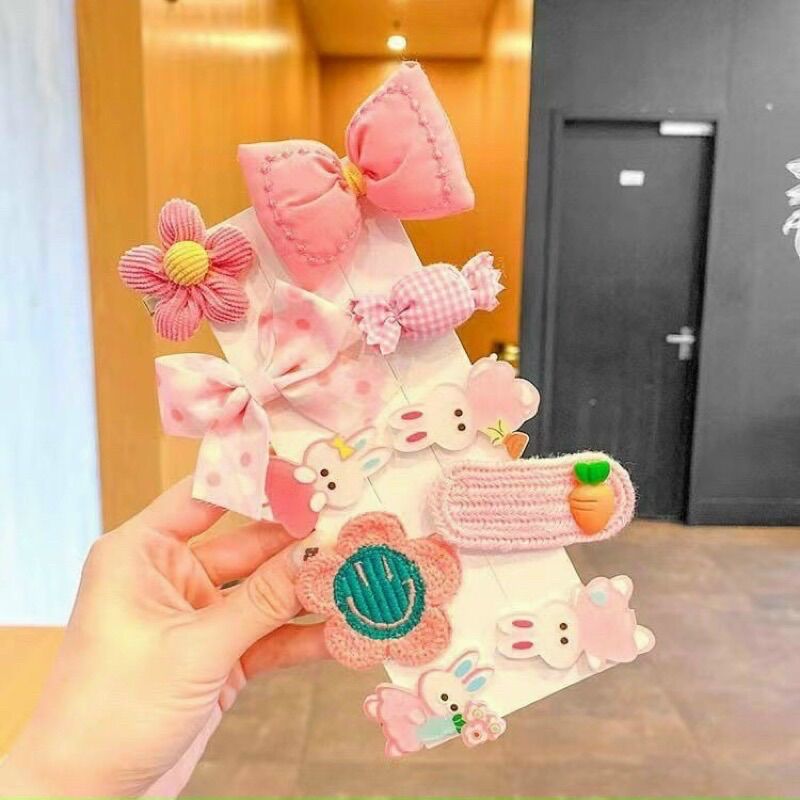 Kẹp tóc style Hàn Quốc cho bé gái