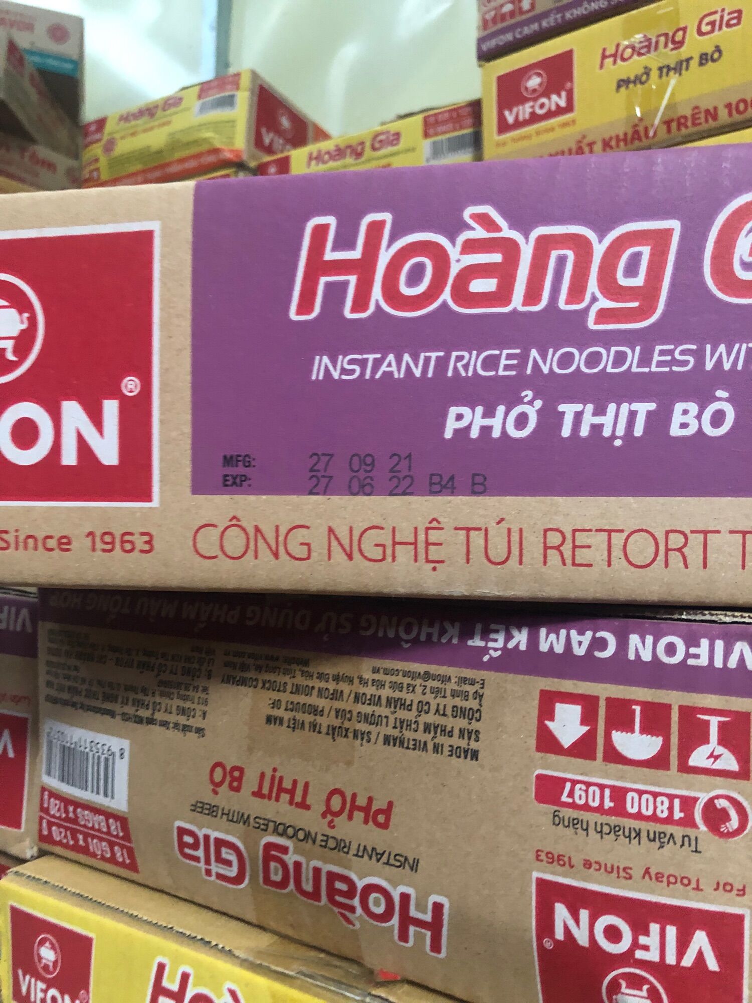 Phở bò hoàng gia vifon