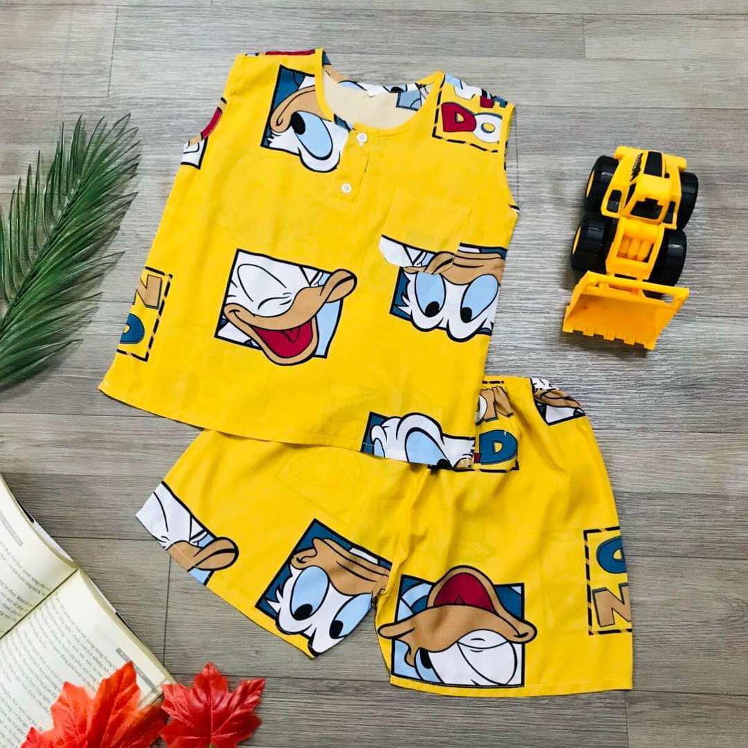 COMBO 5 bộ quần áo bé trai chất vải tole lanh thấm hút ,shop giao nhiều màu mẫu ko trùng 2023