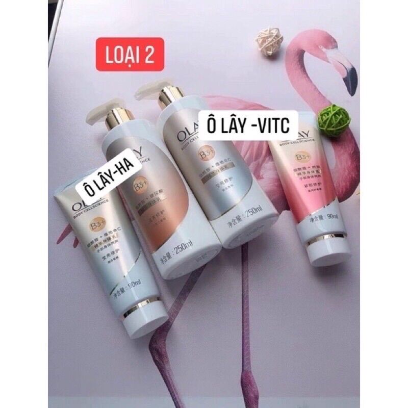 Sữa dưỡng thể Olay B3 + Vitamin C có sẵn