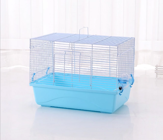 Tặng bình nước+ chén ăn - Lồng đại sắt ( 47*30*30) cho Hamster, thỏ, chim, ...