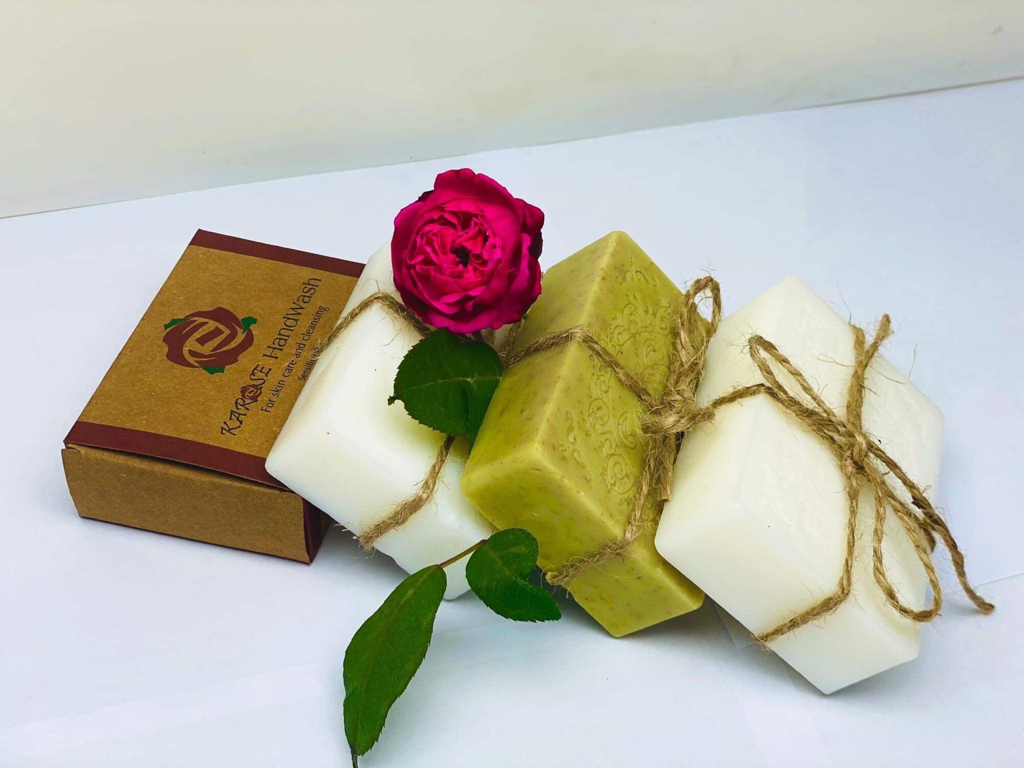 [Combo 3 bánh]Sáp Rửa Tay Hữu Cơ Karose 110gr/bánh