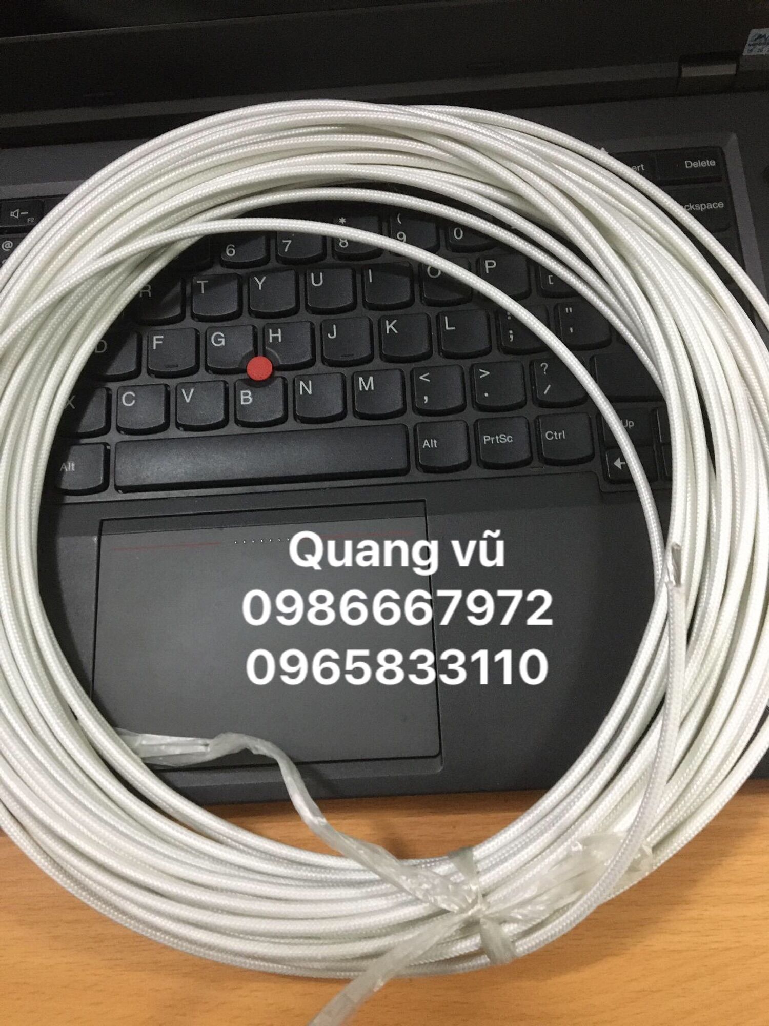 5m dây điện amiang chịu nhiệt ,chống cháy 1x2,5mm nhiệt độ cao