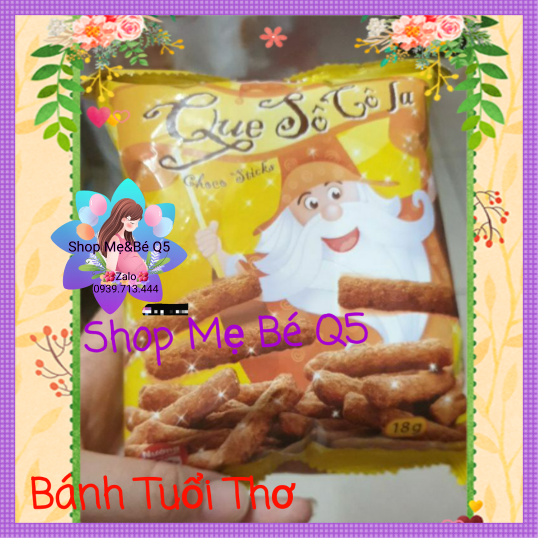 10 BAO BÁNH SNACK ĐẬU XANH NƯỚC DỪA/SOCOLA 16GR