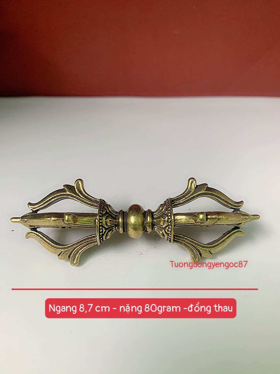 Chày kim cang 4 chấu đồng mật tông