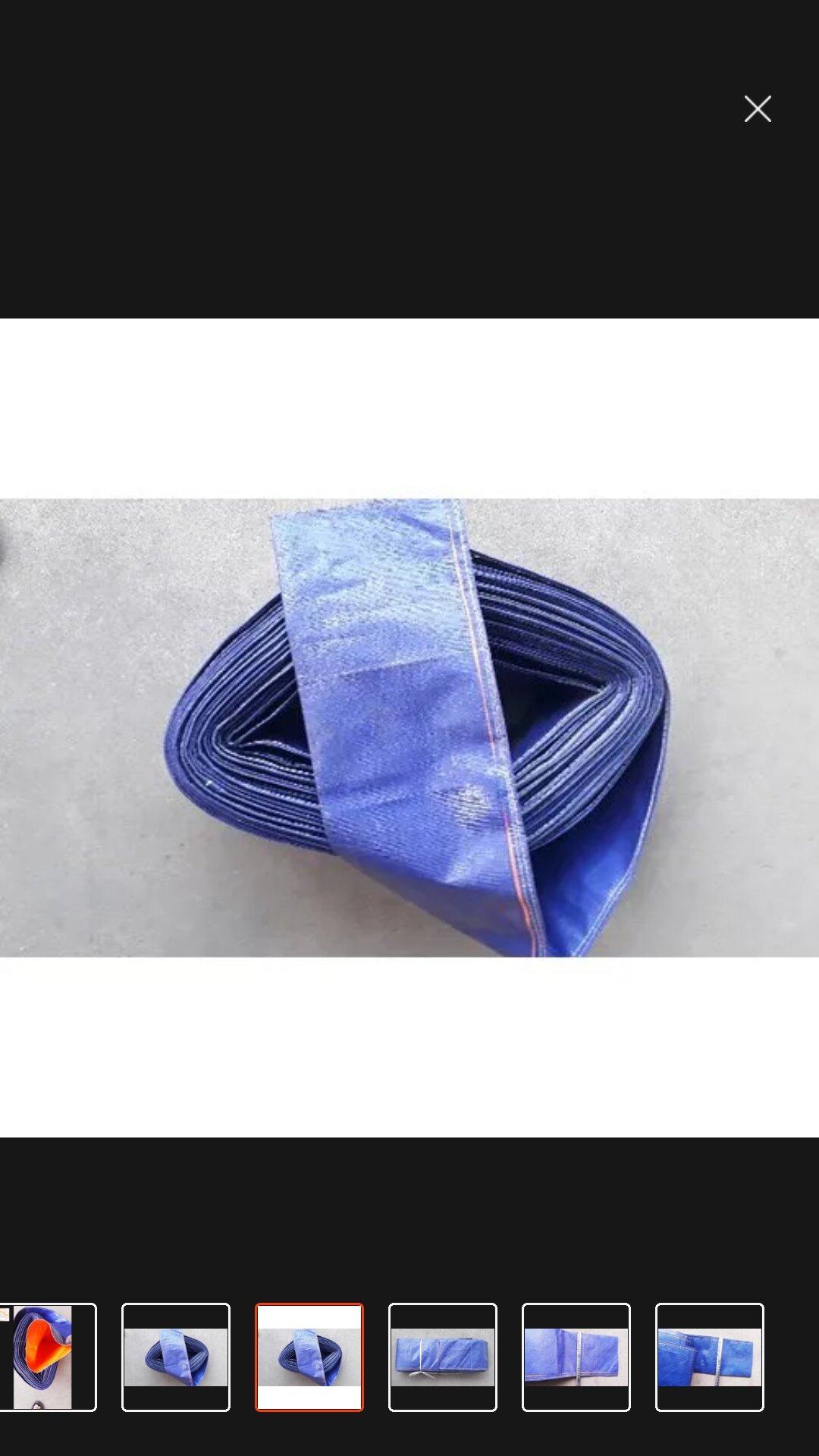 10m ống bơm nước vải bạt phi 76