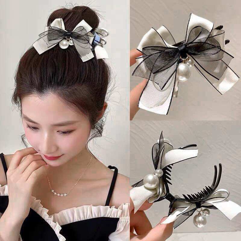Kẹp tóc ngọc trai hàn quốc cao cấp
