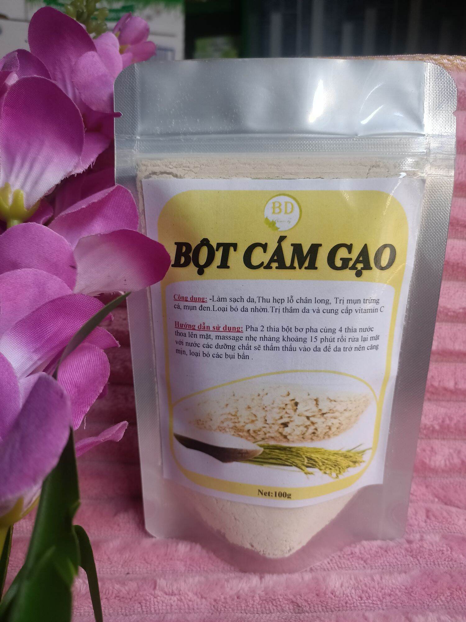 Bột cám gạo sữa nguyên chất thơm, siêu mịn