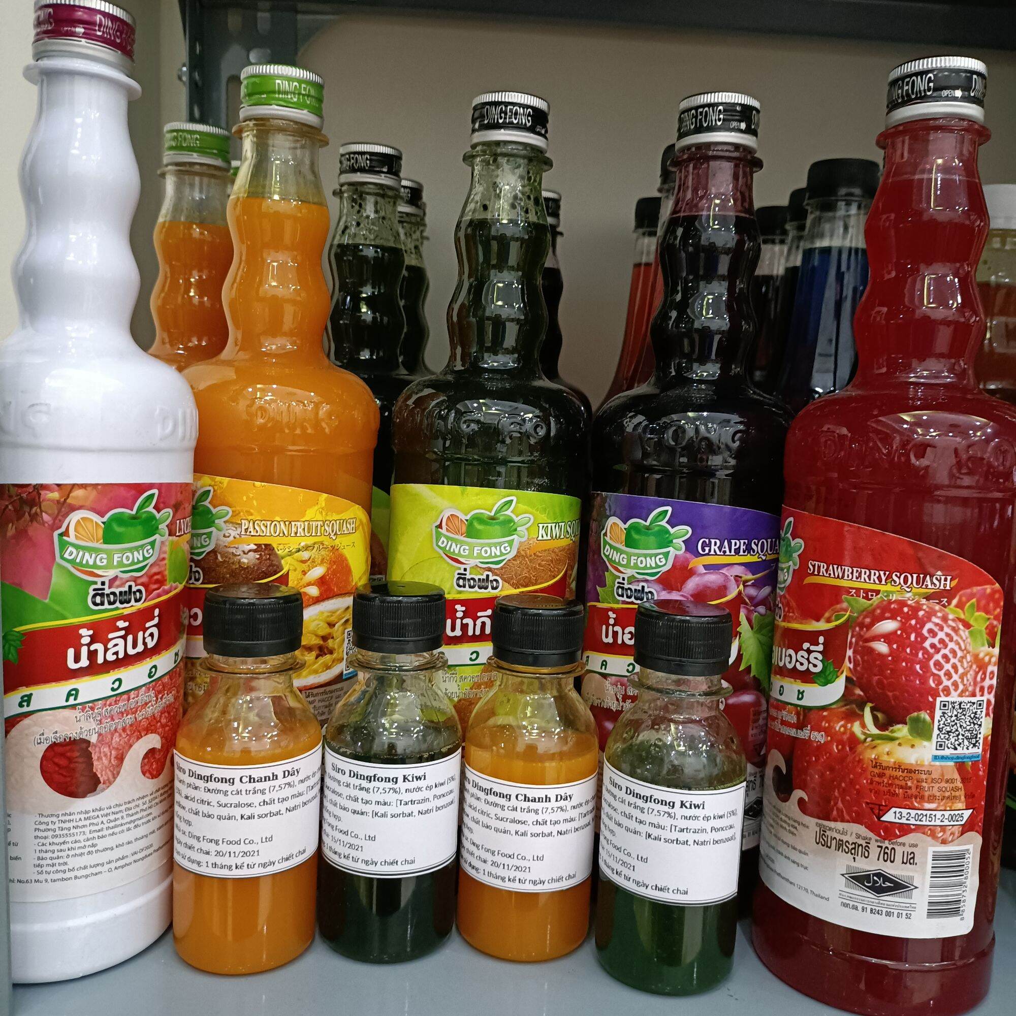 Siro Dingfong chai chiết 100ml