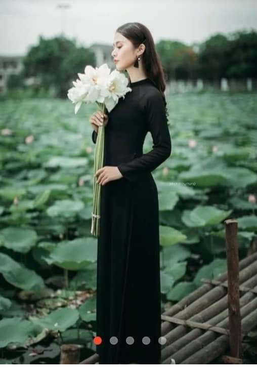 Áo dài nữ may sẵn lụa đẹp