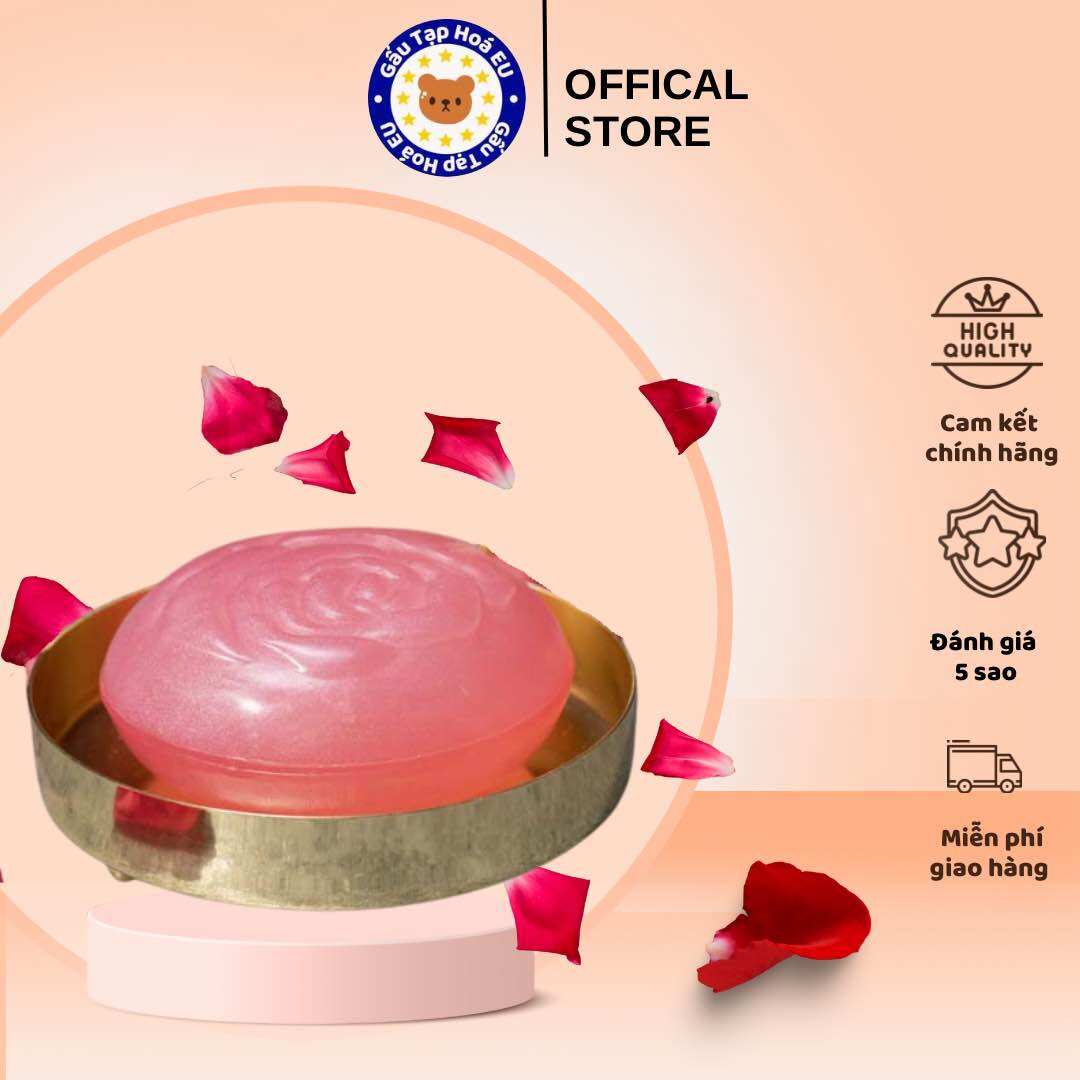 Xà Phòng, xà bông Kappus Pink Rose – Luxury Soap hương hoa hồng tinh tế 100% từ tự nhiên