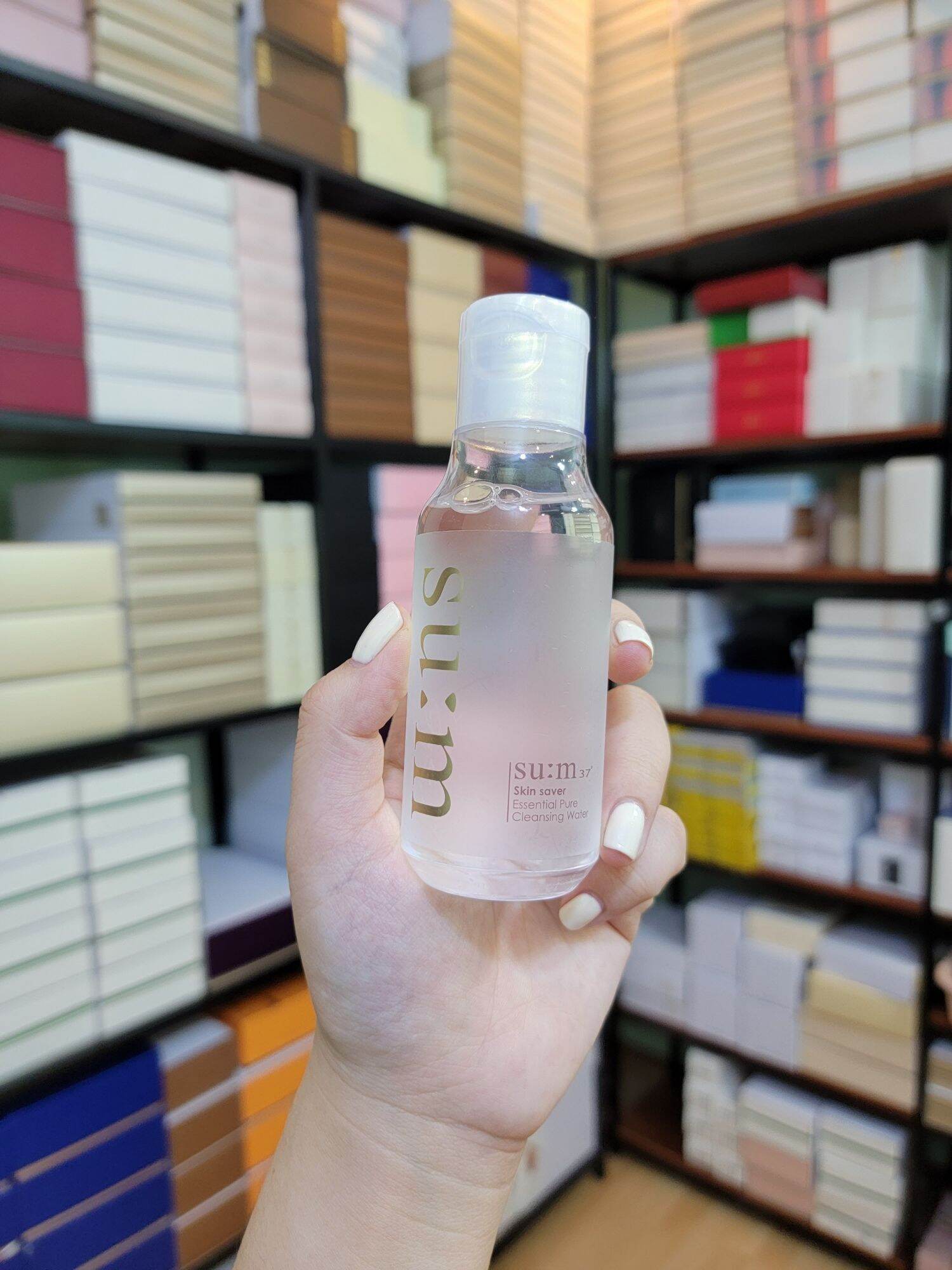 Tẩy trang dạng nước đa năng Su:m37 Skin Saver Essential Cleansing Water 100ml
