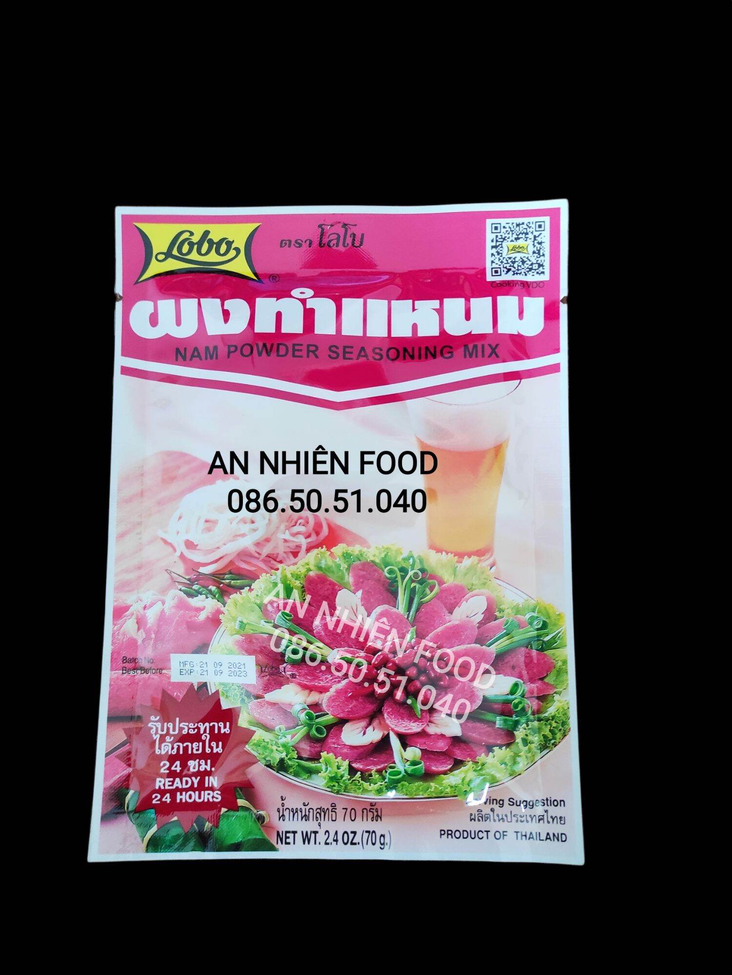 10 Gói Bột Nem Chua Lobo Thái Lan