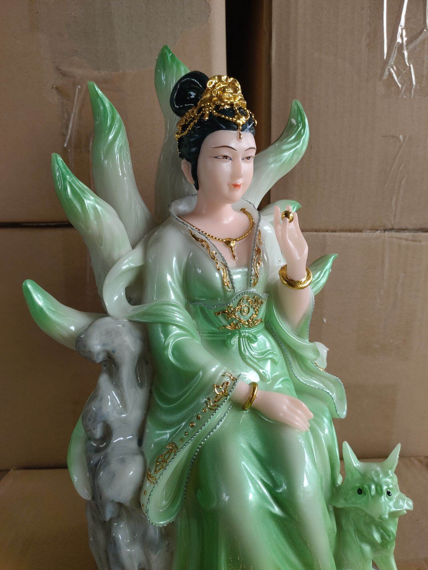 Tượng Hồ Ly Tiên cao 30cm