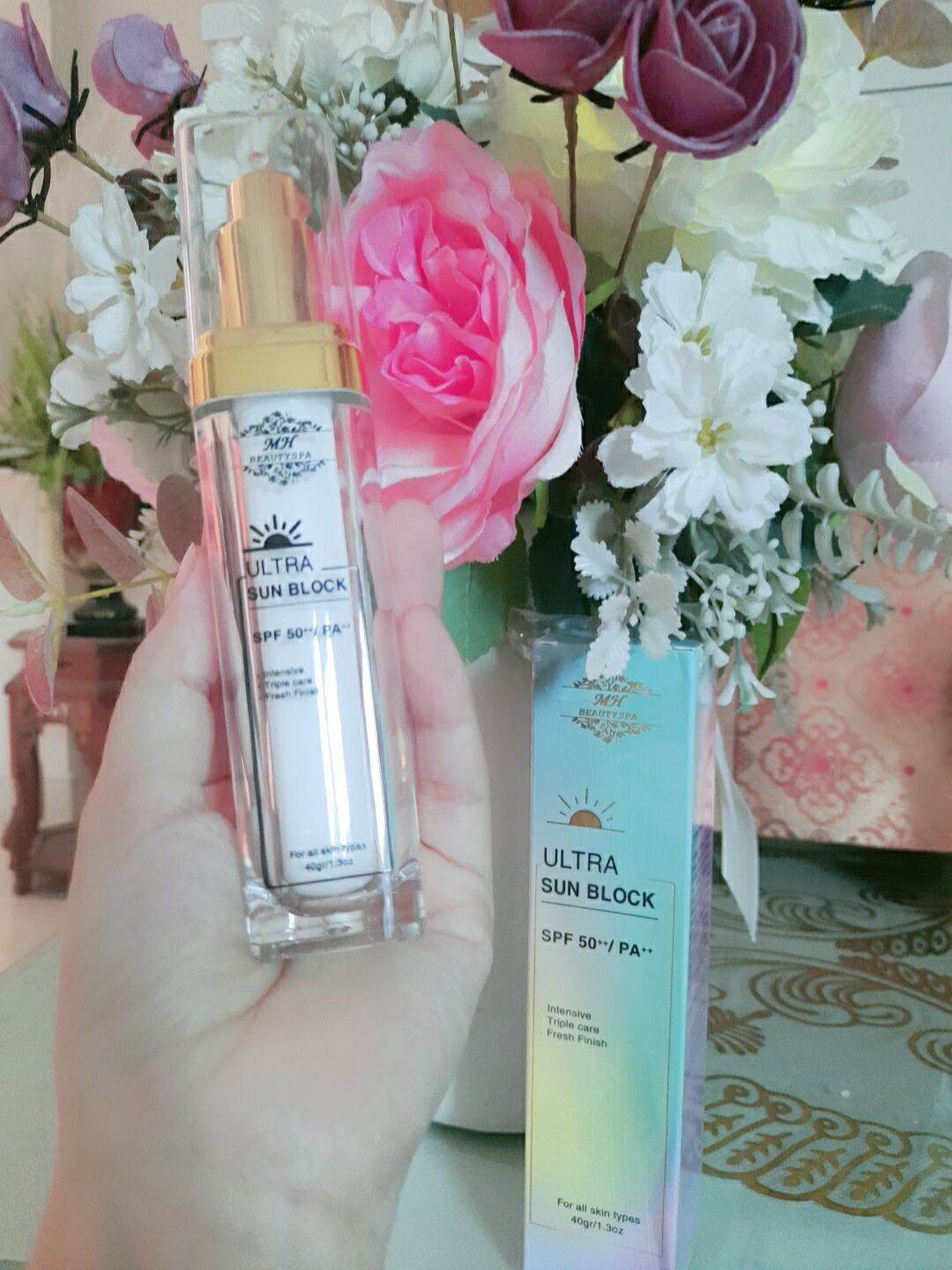 (TẶNG NƯỚC HOA MH) kem chống nắng makeup MH Beauty Spa