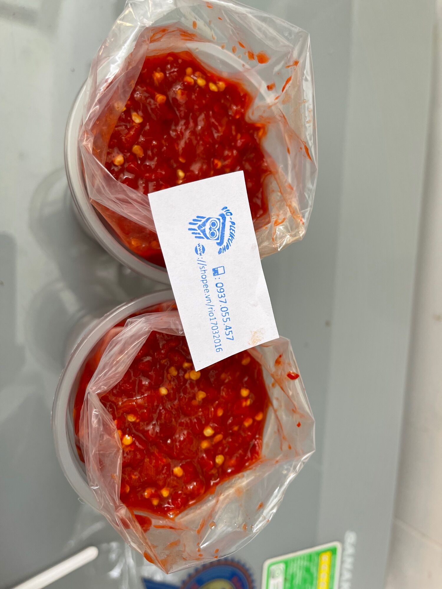 500gr tương ớt muối xay nhà làm