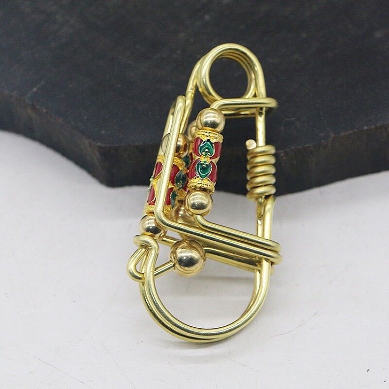 Móc khoá đồng handmade , móc khoá đồng phong thuỷ