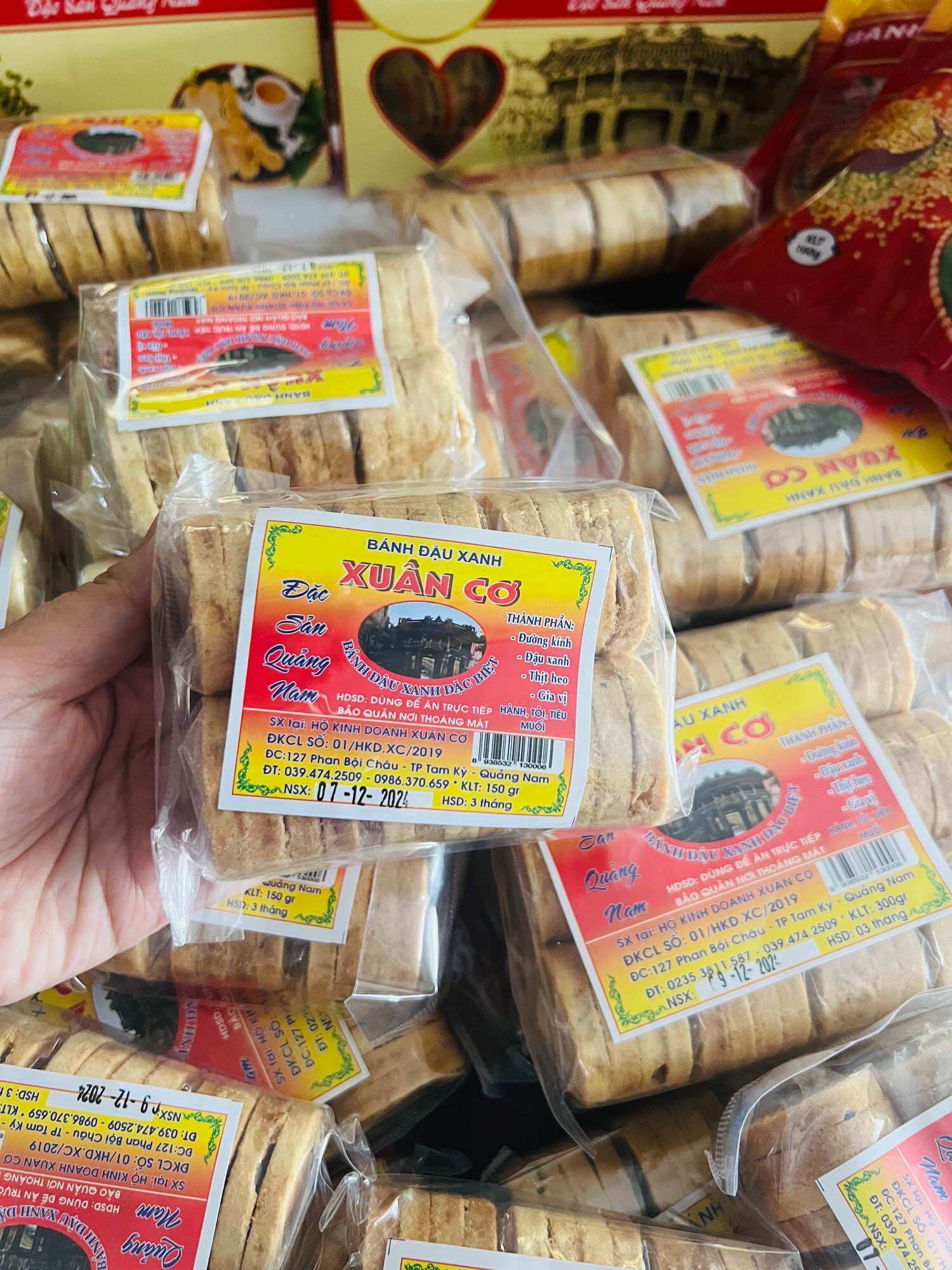 Bánh đậu xanh nhân thịt 150g - đặc sản hội an, quảng nam