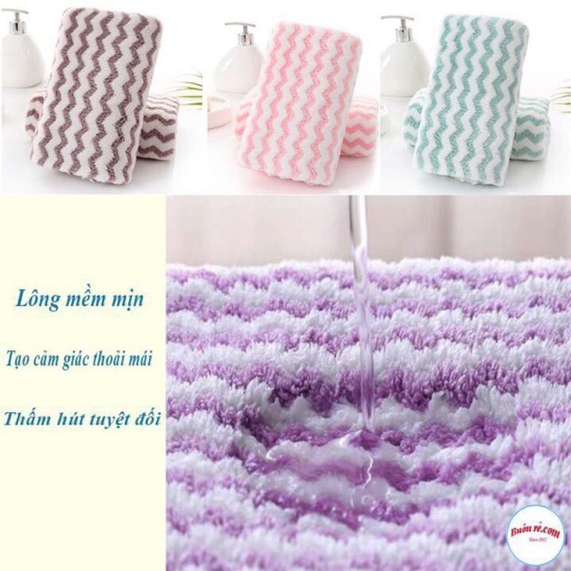 khăn rửa mặt lông cừu hàn quốc