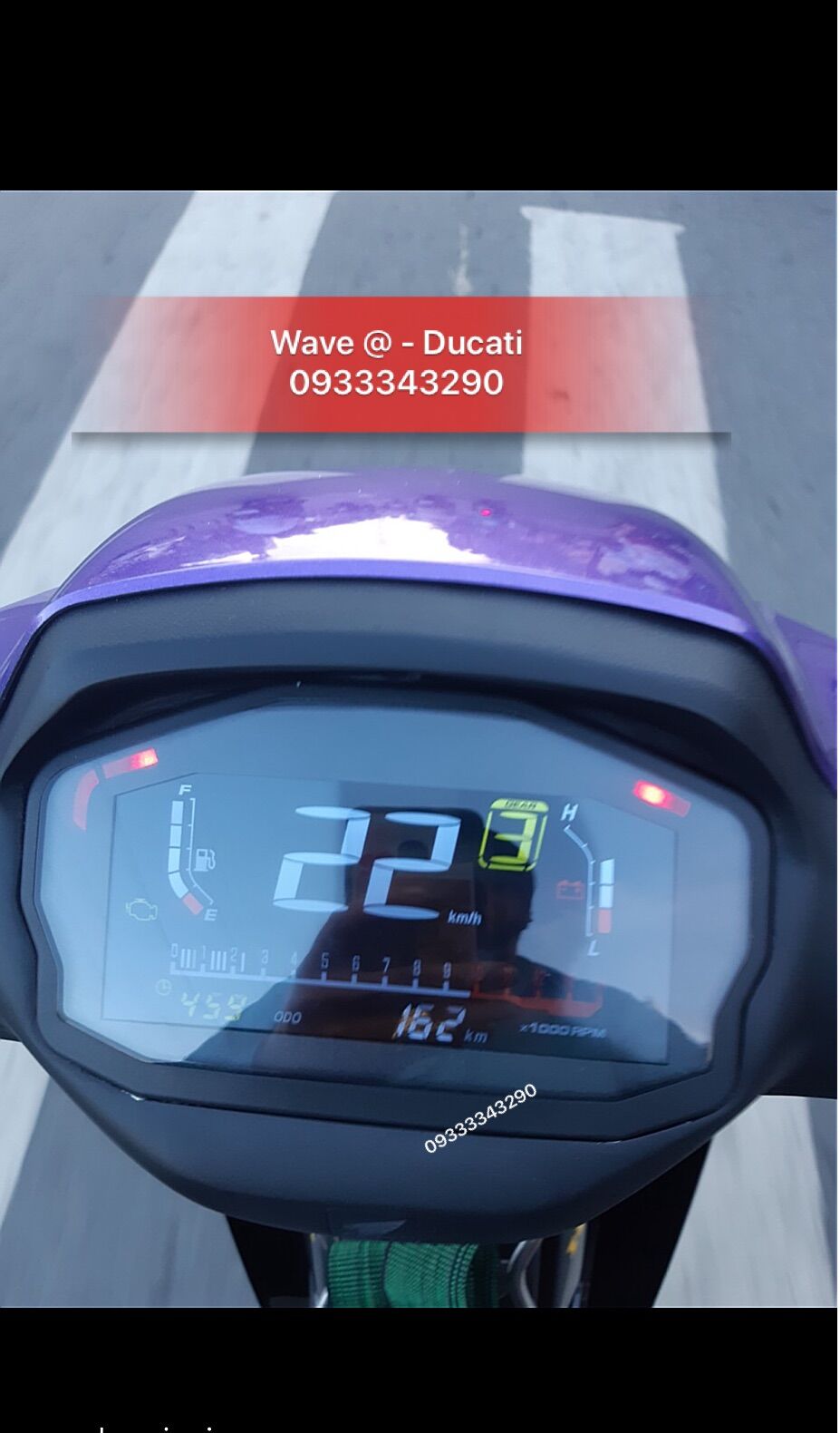 Trọn Bộ Bợ Cổ Wave Nhỏ - Zx - Wave Thái - Chế Đồng Hồ DUCATI - CÓ BASS CNC MẮT ĐỌC