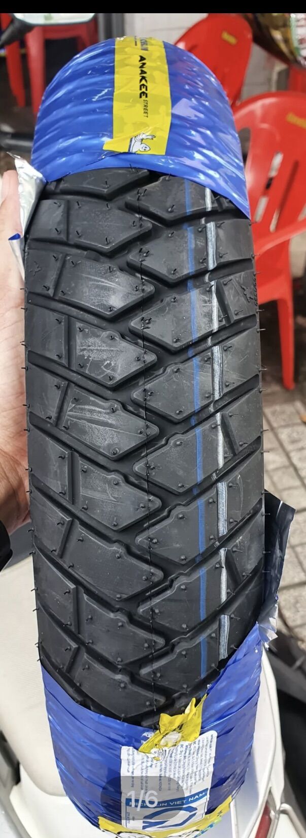 Lốp 100/80/14 Michelin anakee