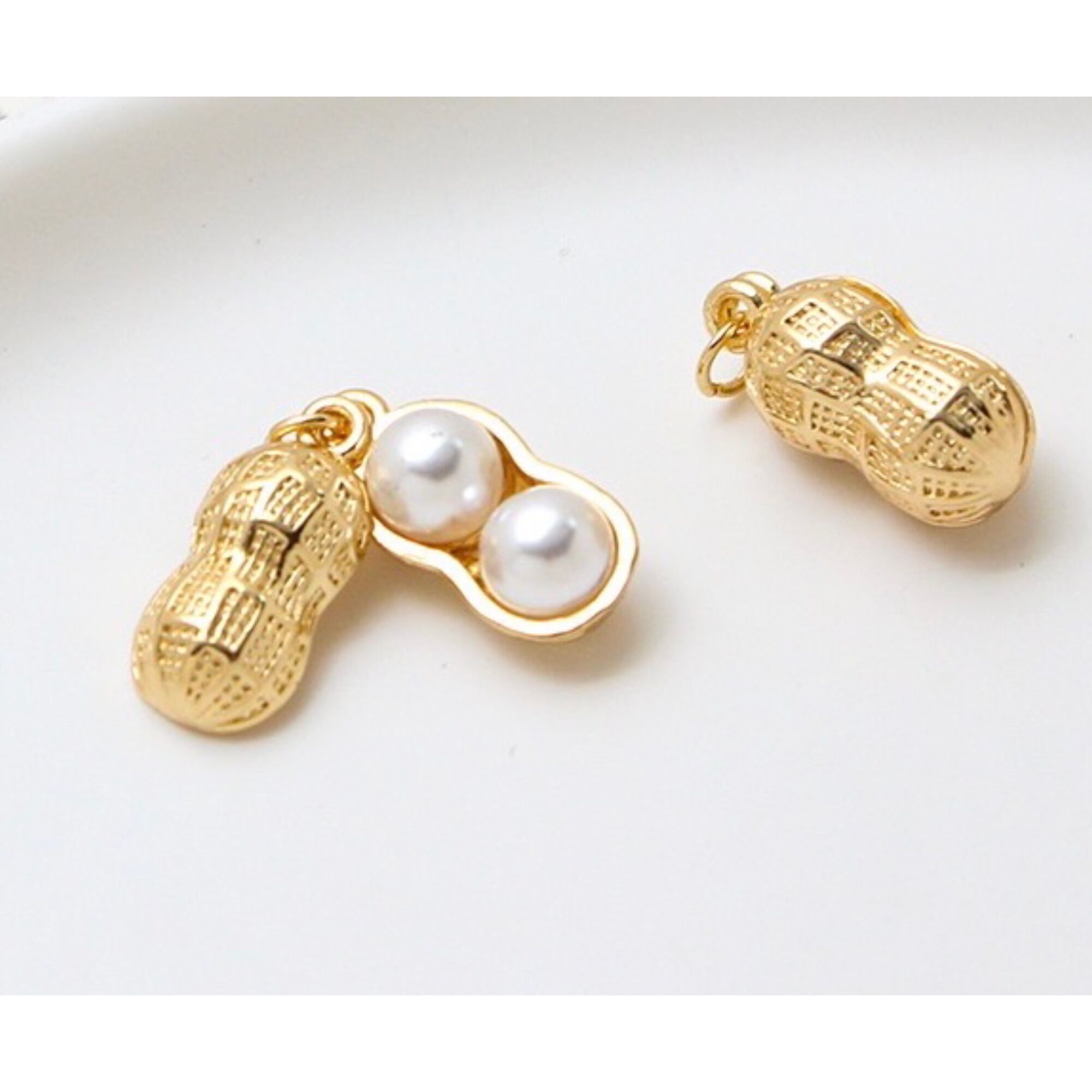 Charm hạt đậu phụng hạt lạc mic vòng(sp không bao gồm vòng)