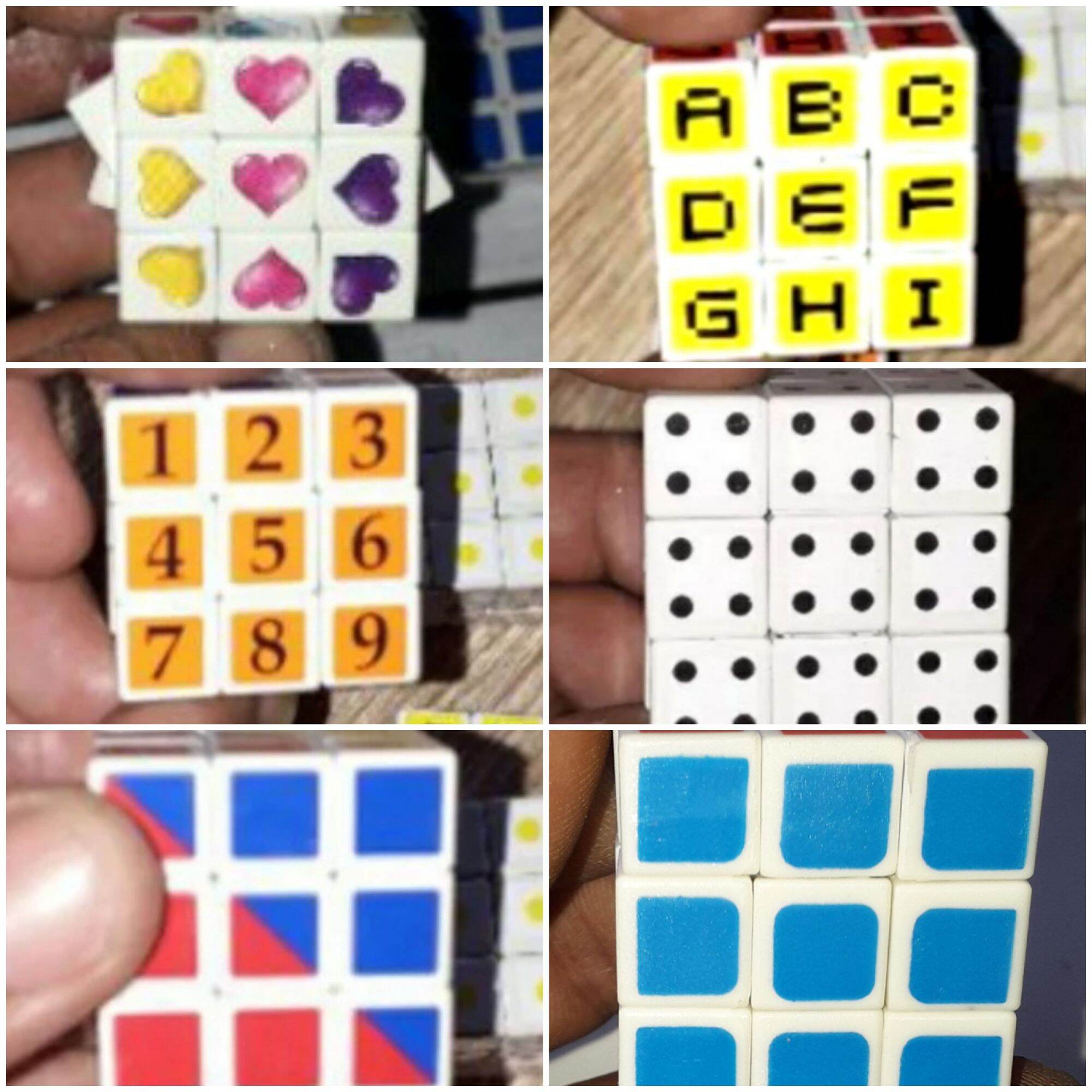 Một cục rubik 3x3 mini bằng nhựa rất đẹp