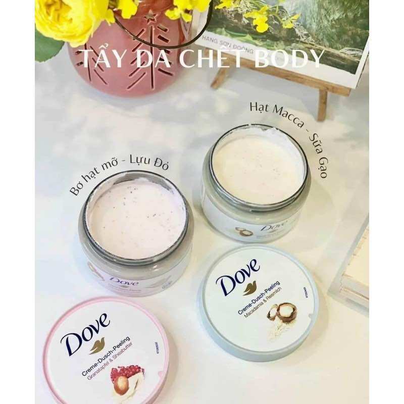 Tẩy Da Chết Body Dove 225ml (Bản Đức)